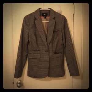 H&M Plaid blazer